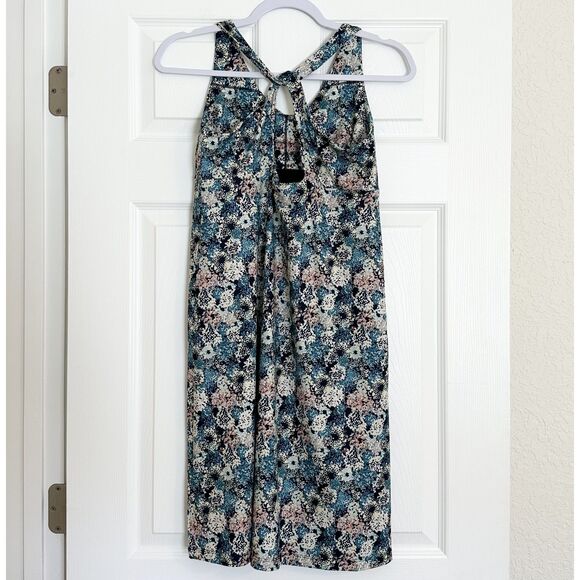 Patagonia Dress Size M Furnai Floral Neo Navy Magnolia Spring Sundress A-Line - Picture 2 of 10